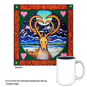 Deerheart - Folk Art Mug