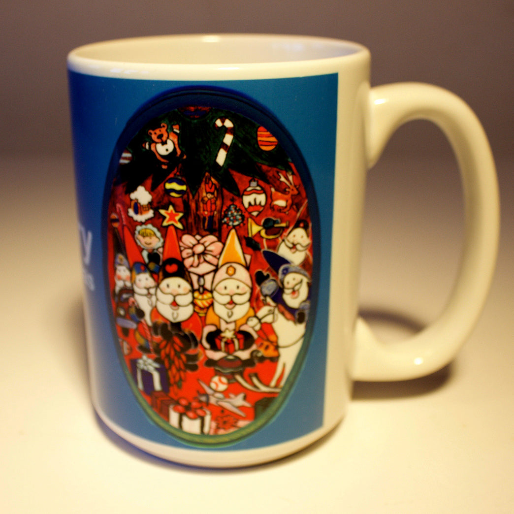 A Gathering of Elves Folk Art Mug