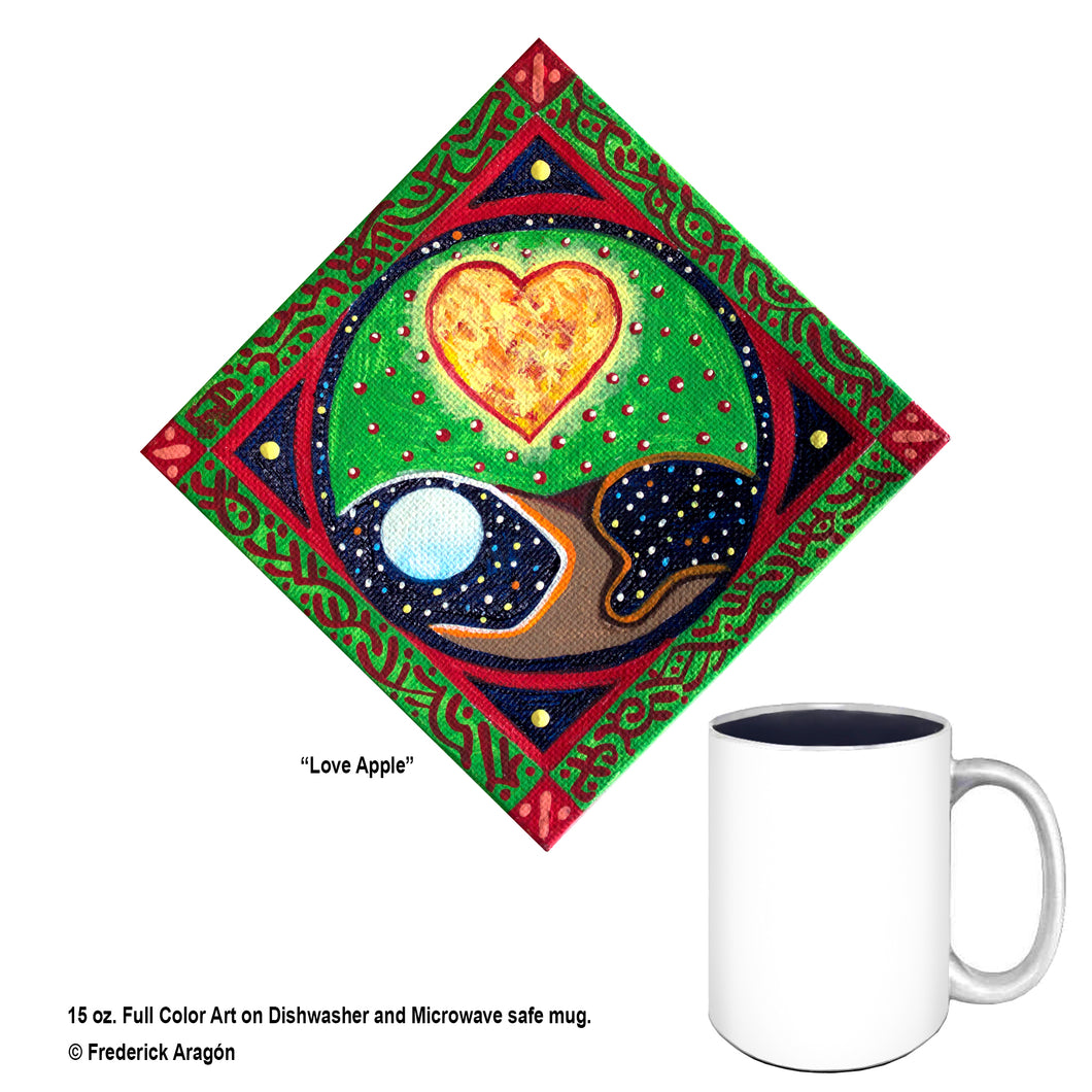 Love Apple - Folk Art Mug